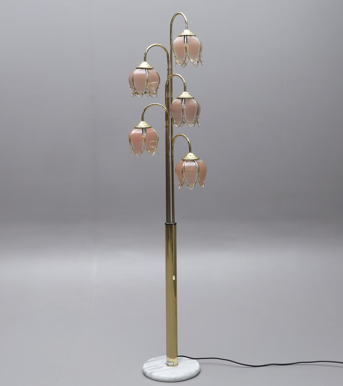 Eine Fünfpunkt-Stehlampe, Cottex, 1980er Jahre.