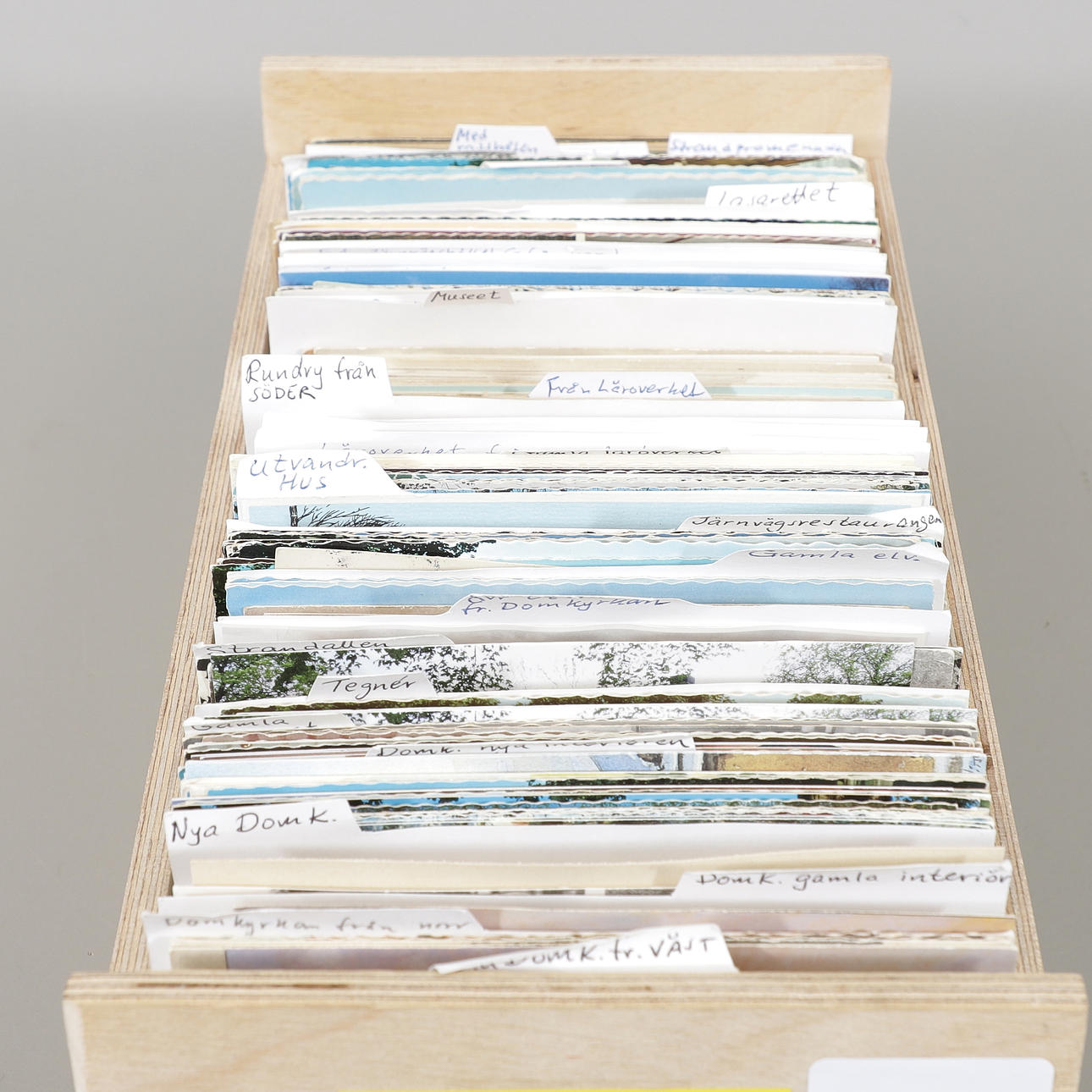 VÄXJÖ POSTCARDS, approx. 1000 pcs, 20th century.