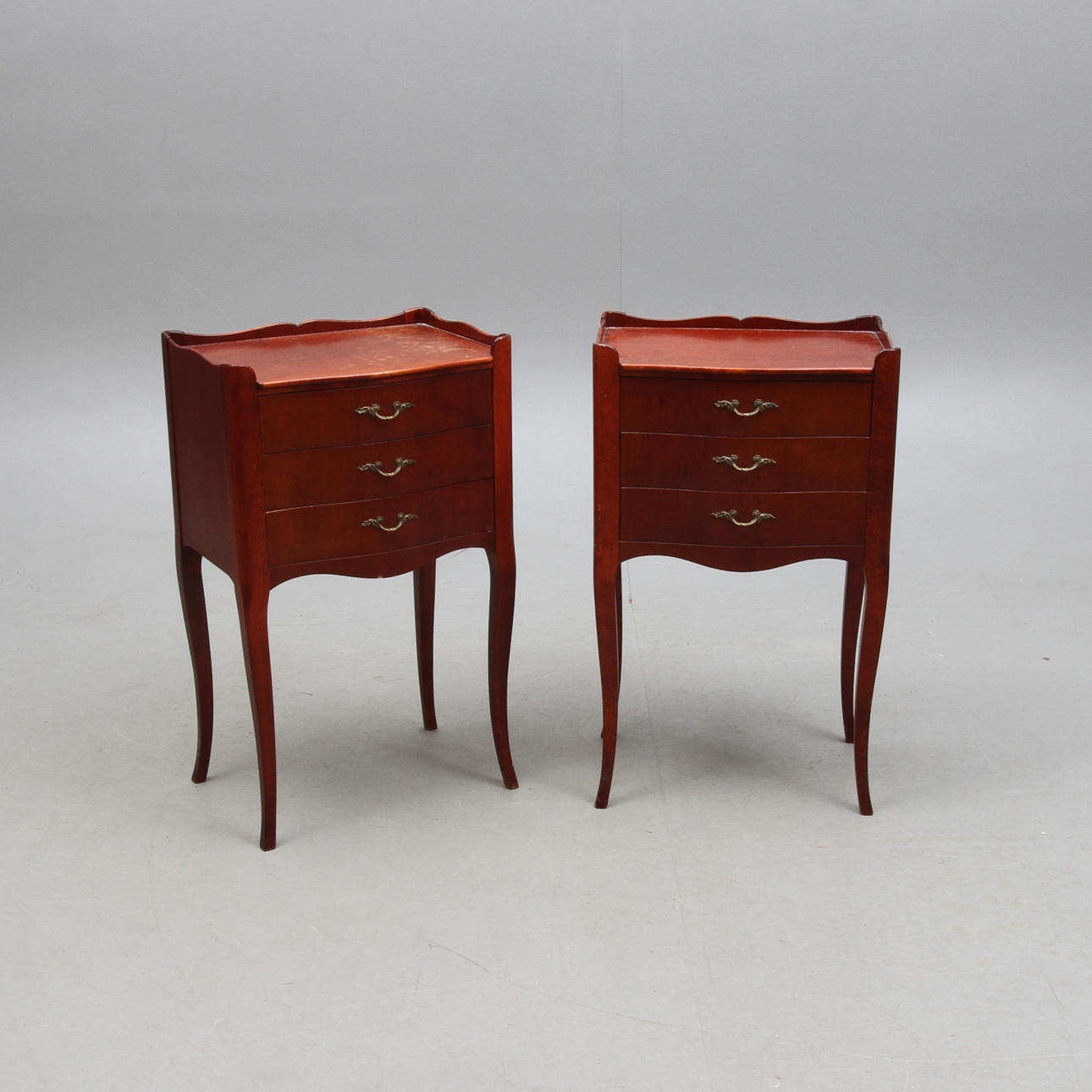 NATTDUKSBORD, 1 par, rokokostil, 1900-tal.