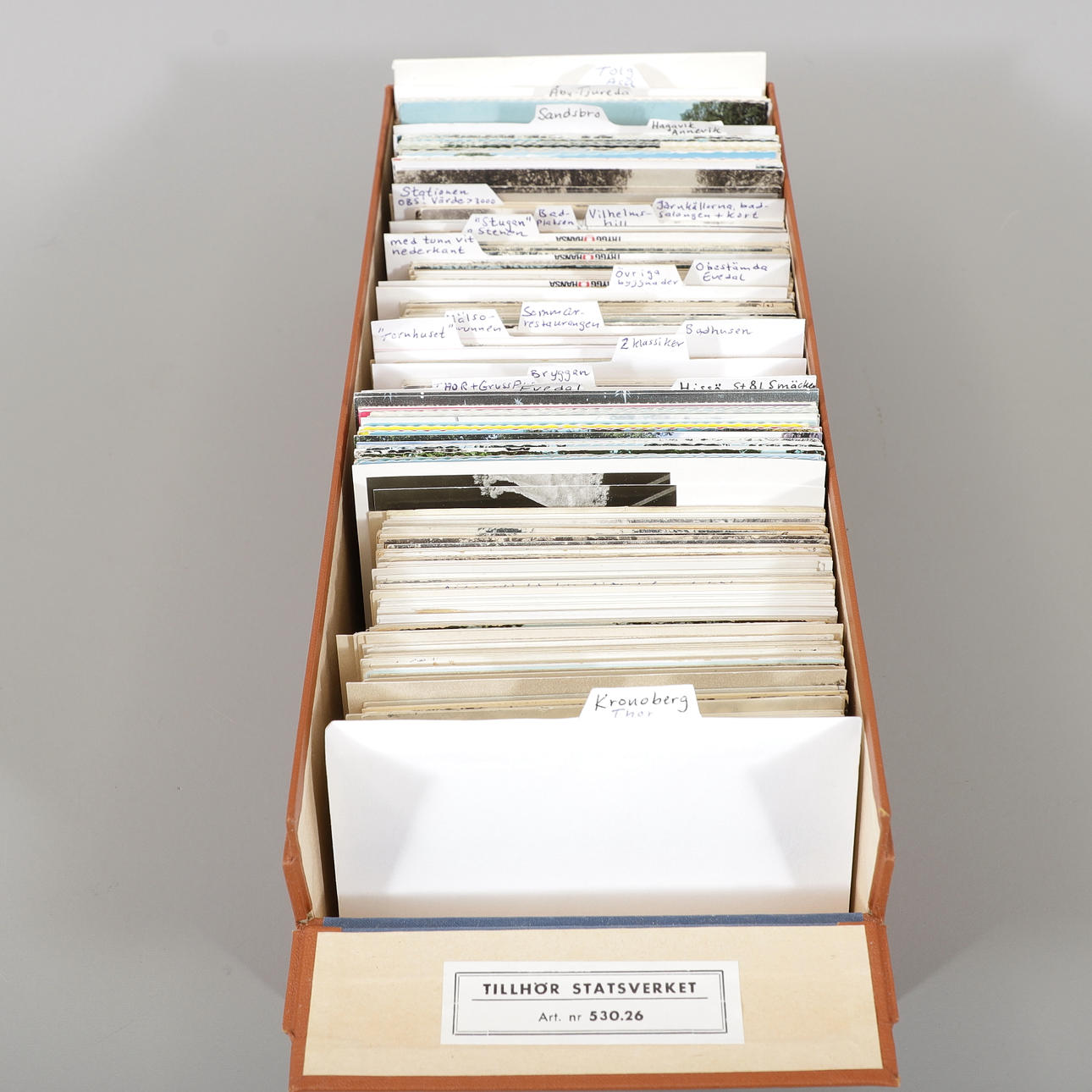 VÄXJÖ POSTCARDS, approx. 1000 pcs, 20th century.