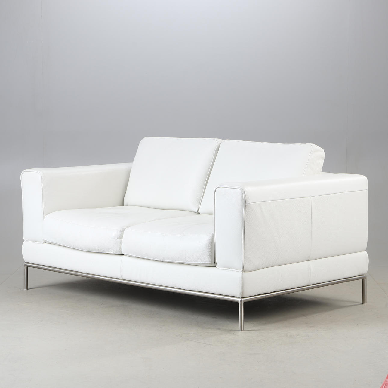 A sofa, “Arild”, leather upholstery, IKEA, 2000s.