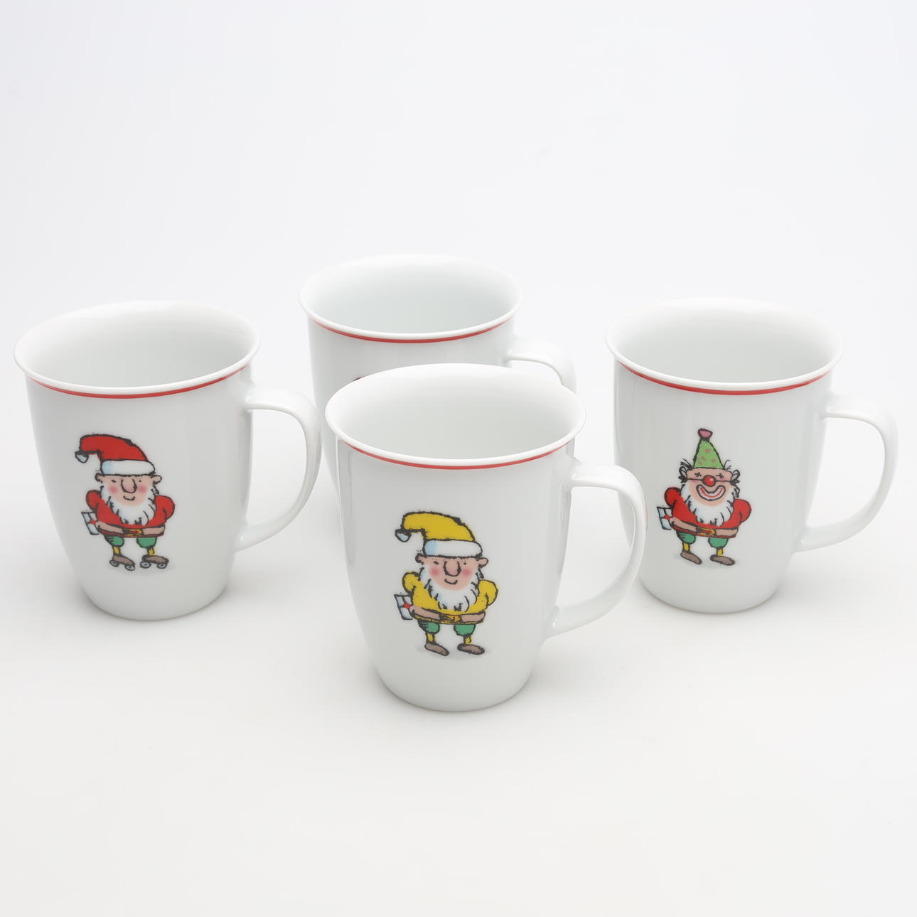 LASSE ÅBERG. MUGGAR, 4 st, tomtar.