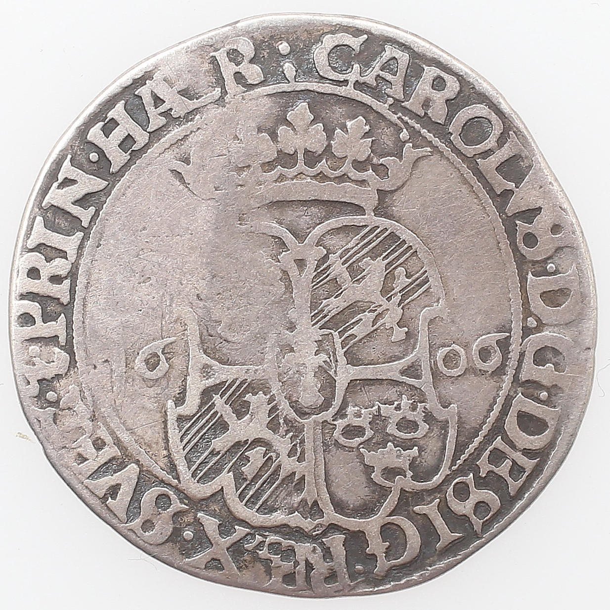 MYNT, silver, Mark, Karl IX, 1606.