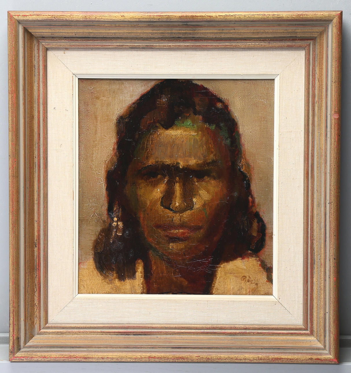 HILDING BRAZIER. Oil on canvas, signed.