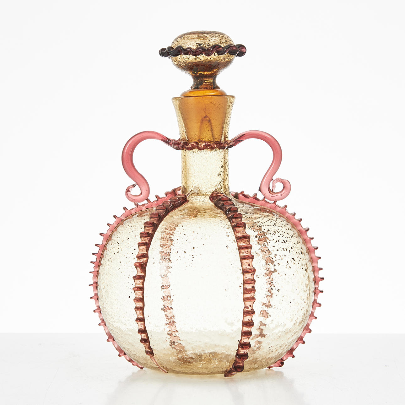 SALVIATI STUDIO. Karaff, glas, 1920-tal.