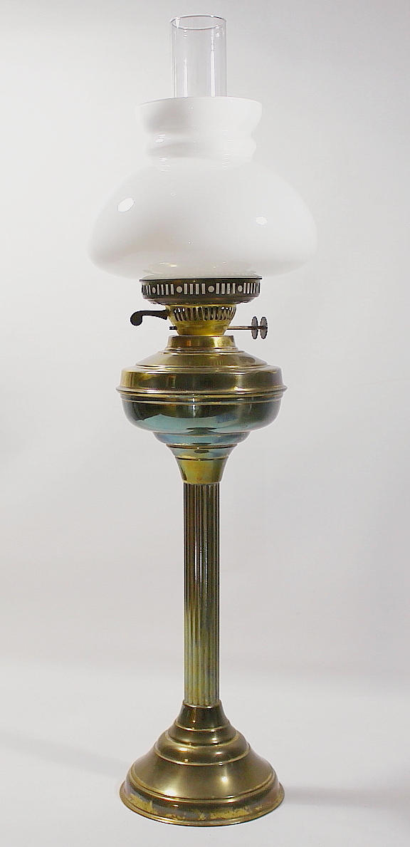 FOTGENLAMPA, mässing.