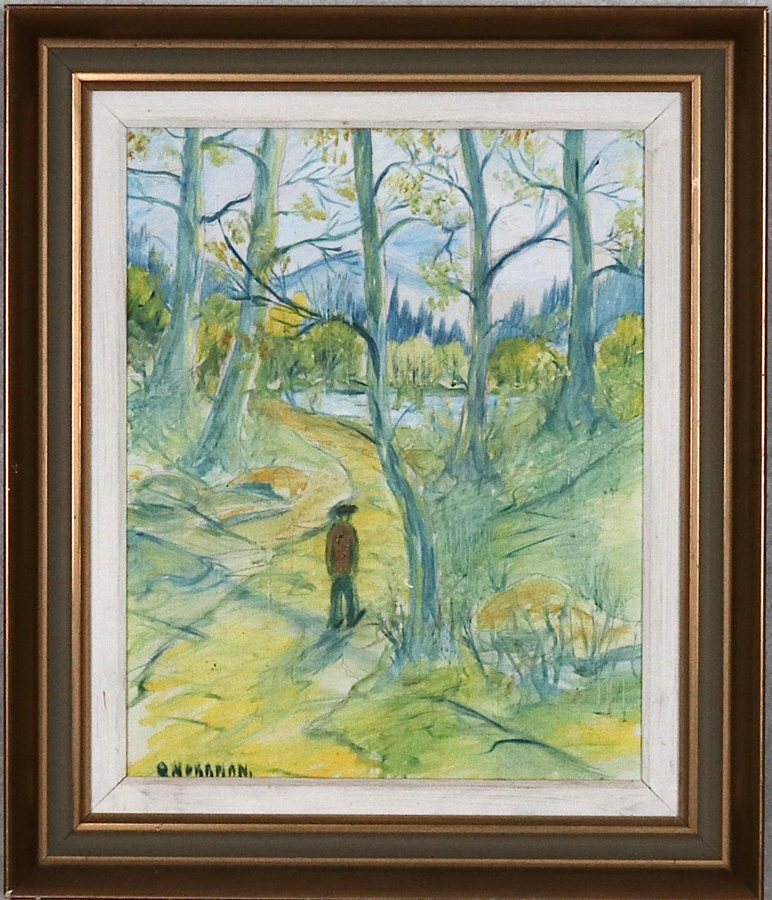 OIDENTIFIERAD KONSTNÄR. Óleo sobre lienzo.