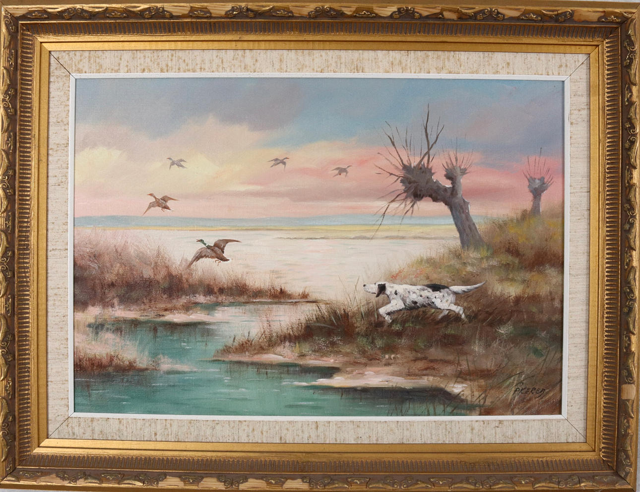 PER ÅKERED. Óleo sobre lienzo.