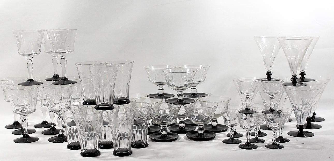 GLAS, 5 modeller, ca 51 st.