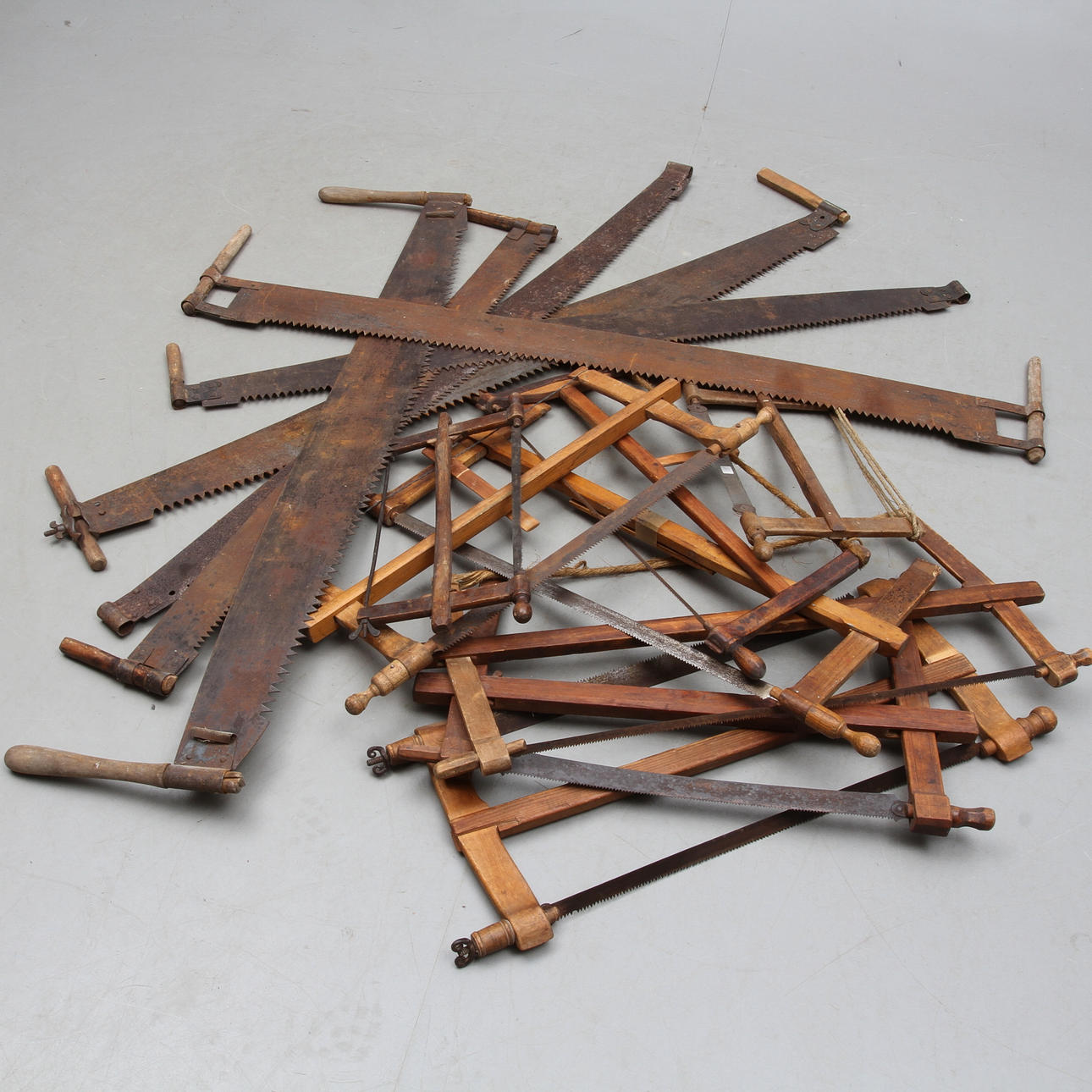 PARTI SÅGAR, allmoge, 1800/1900-tal (2).