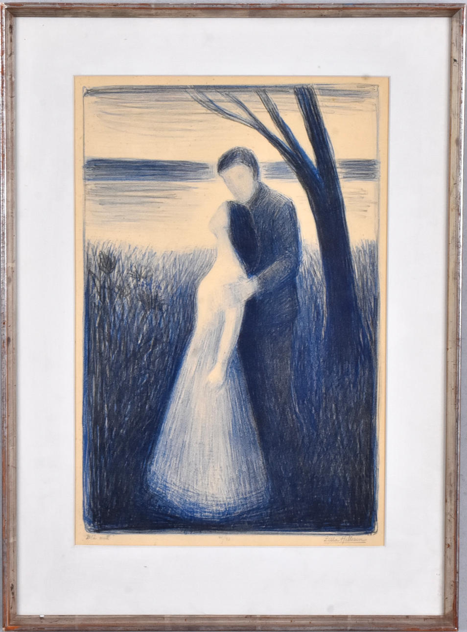 LILLA HELLESEN. Color etching.