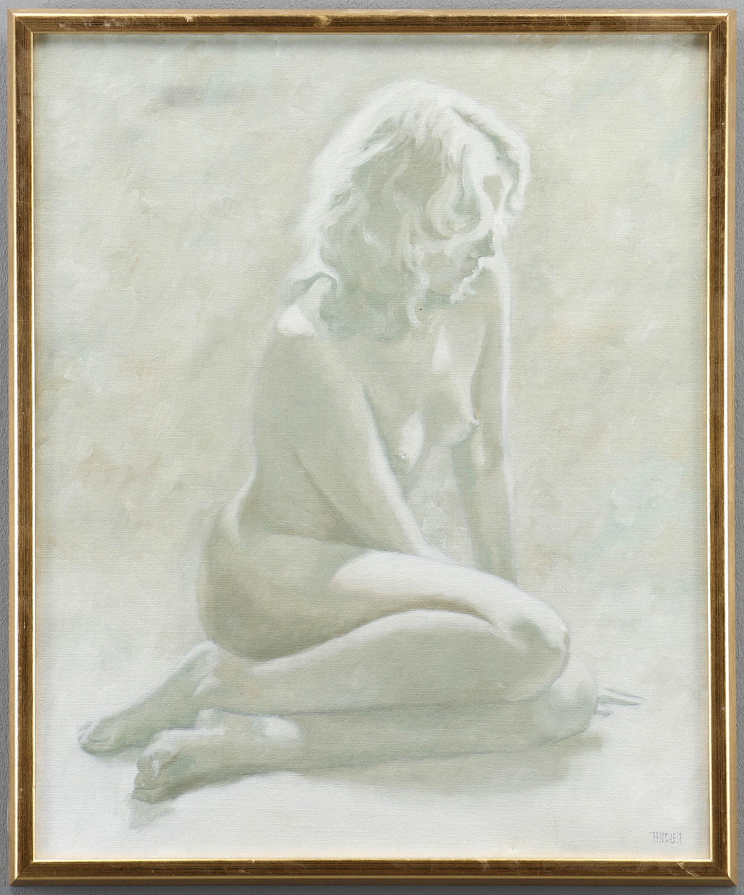 THOR-LEIF STRINDBERG. "Flicka i morgonljus".