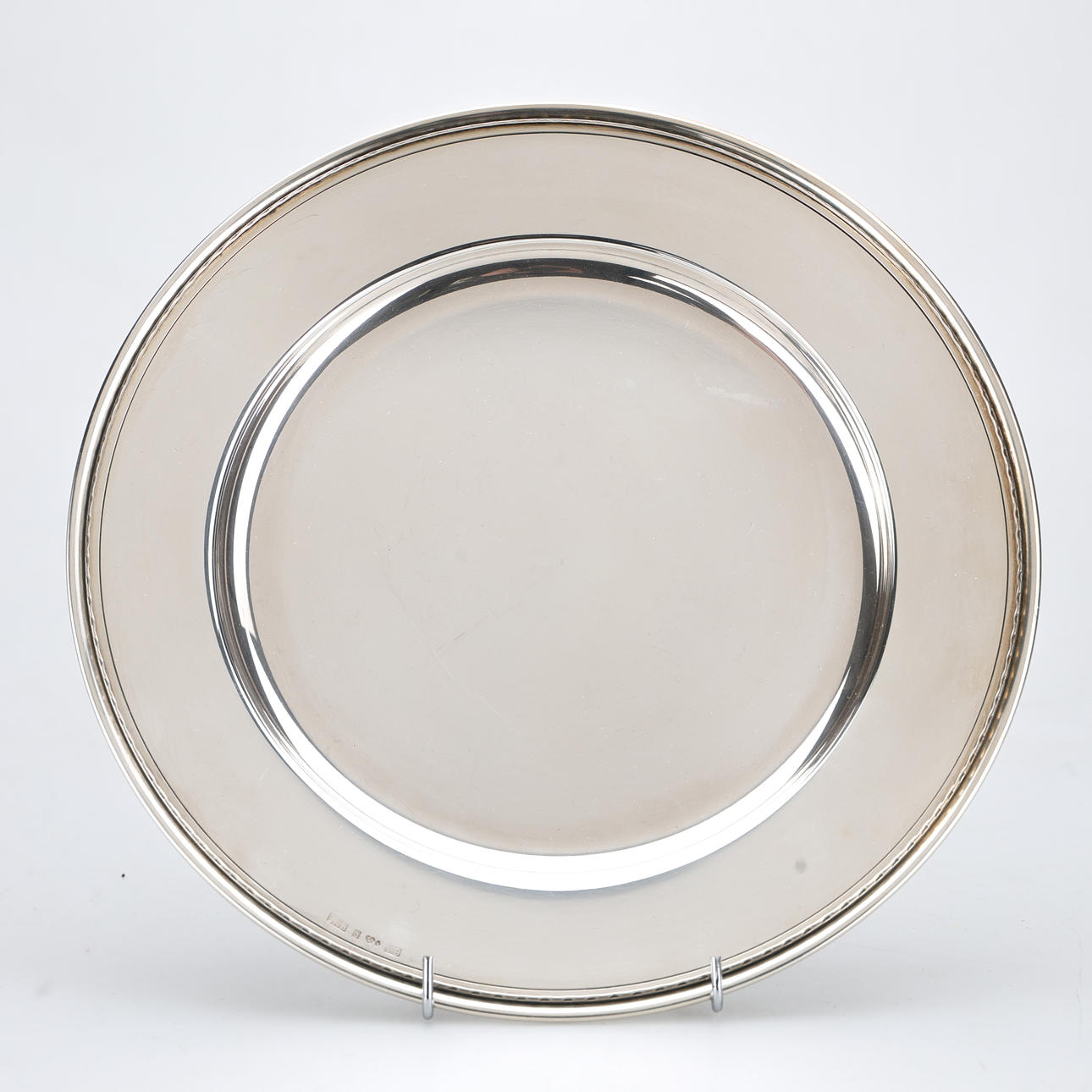 UNDERLÄGGSTALLRIK, silver, GAB, 1971.