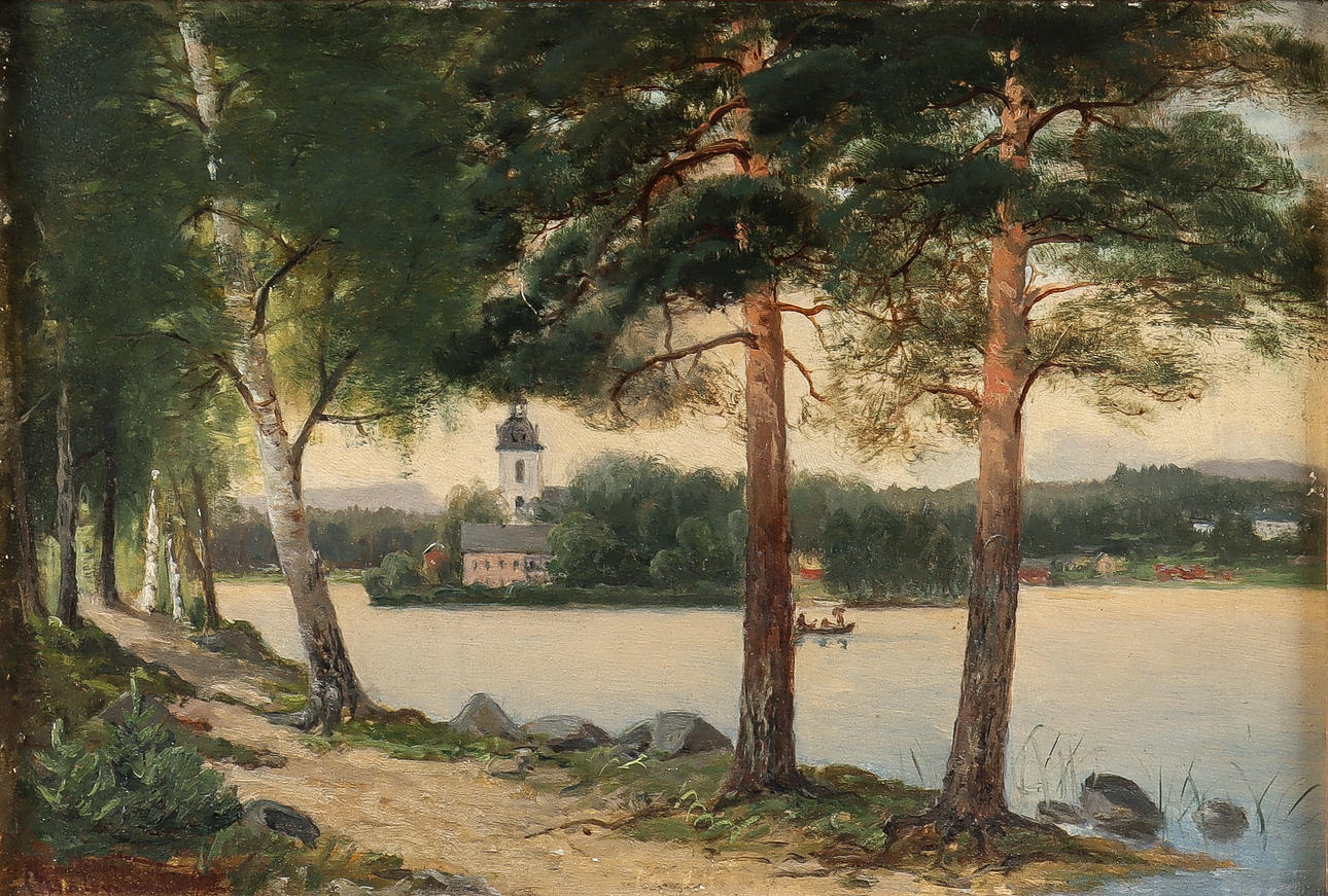 CHRISTOFFER WALLROTH. Motif from Filipstad.