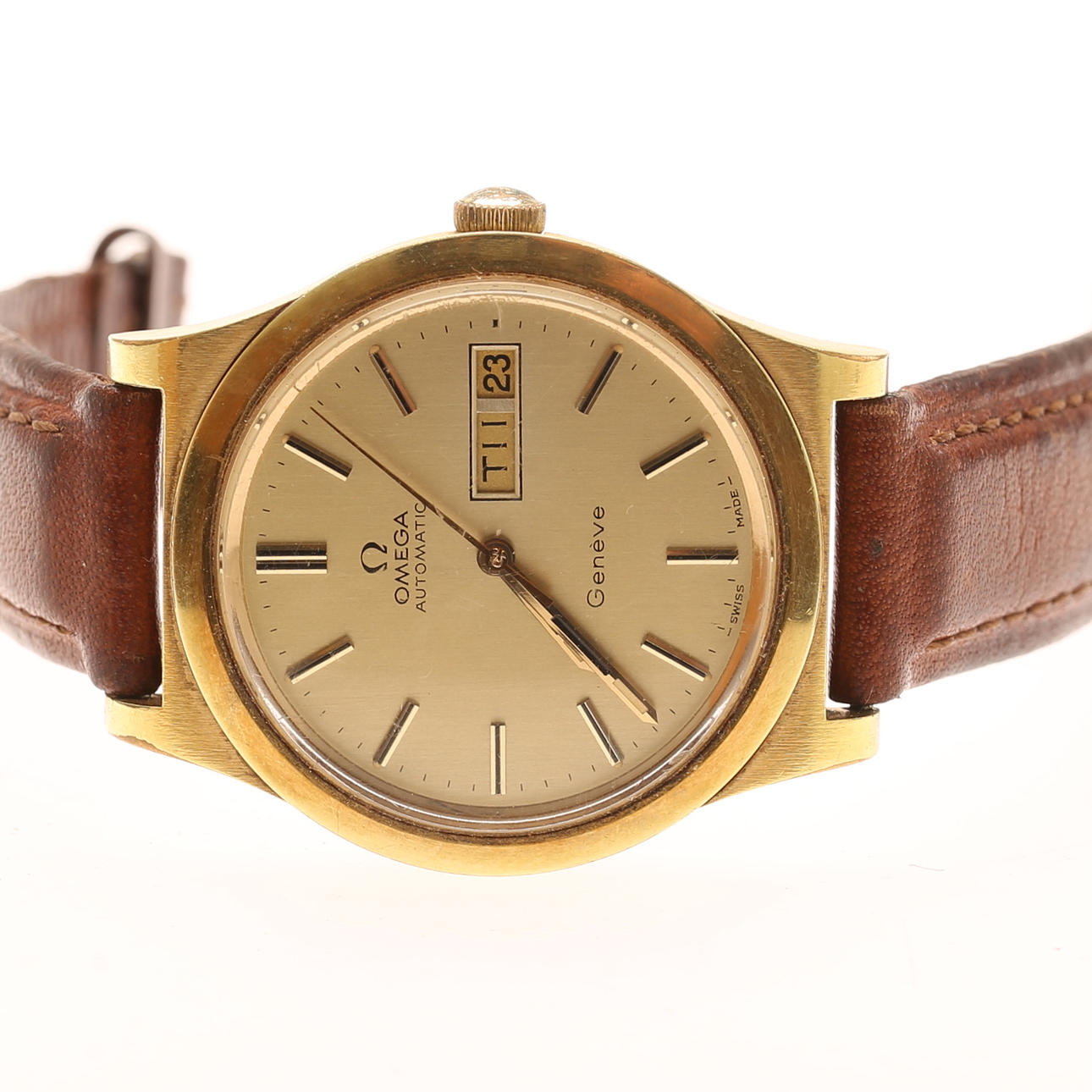 MÆNDS ARMBÅNDSUR, Omega automatisk.