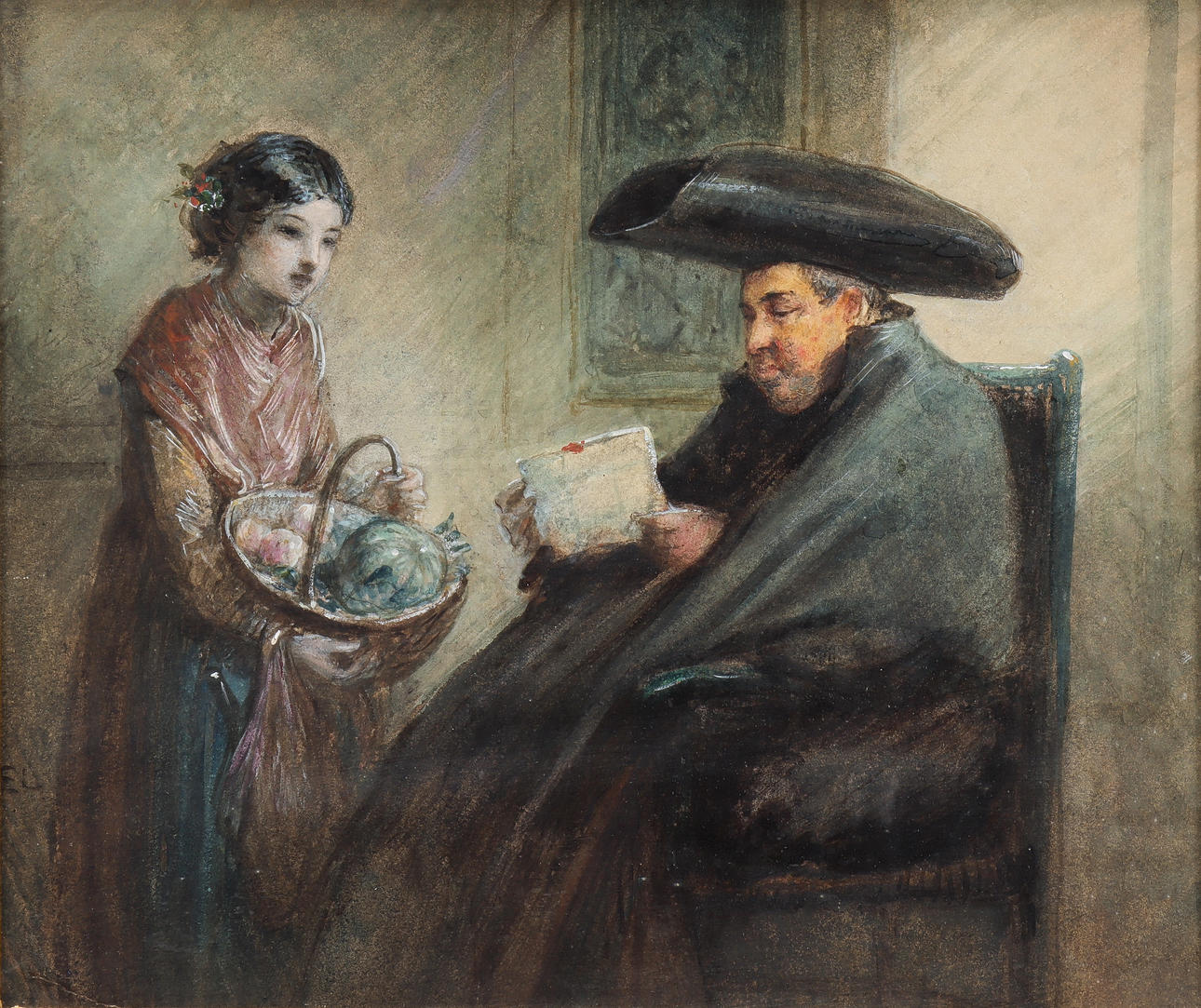 EGRON LUNDGREN. Figurscene.