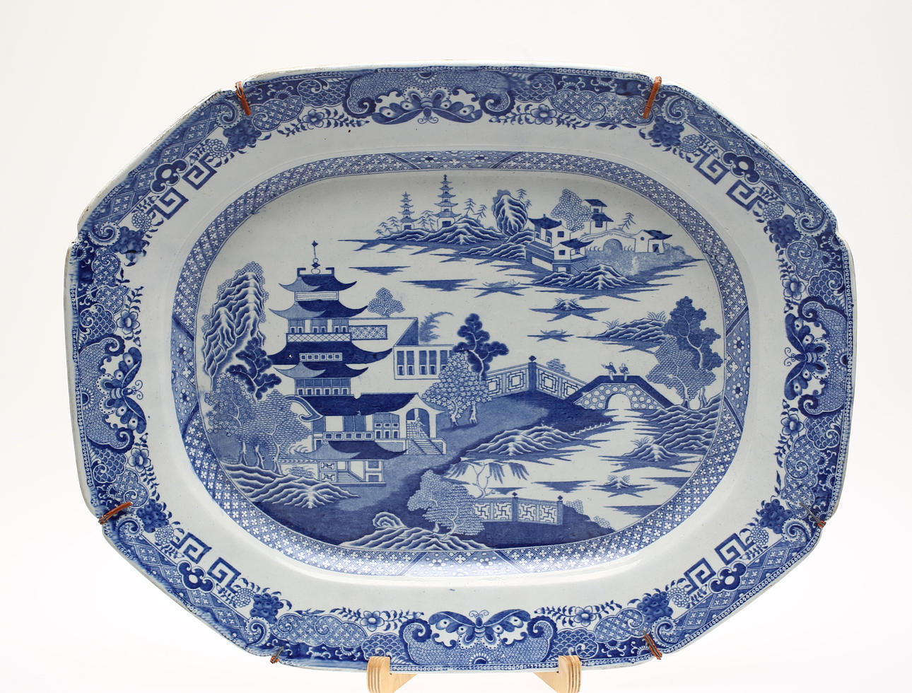 STEKFAT, ironstone, England, 1800-tal.