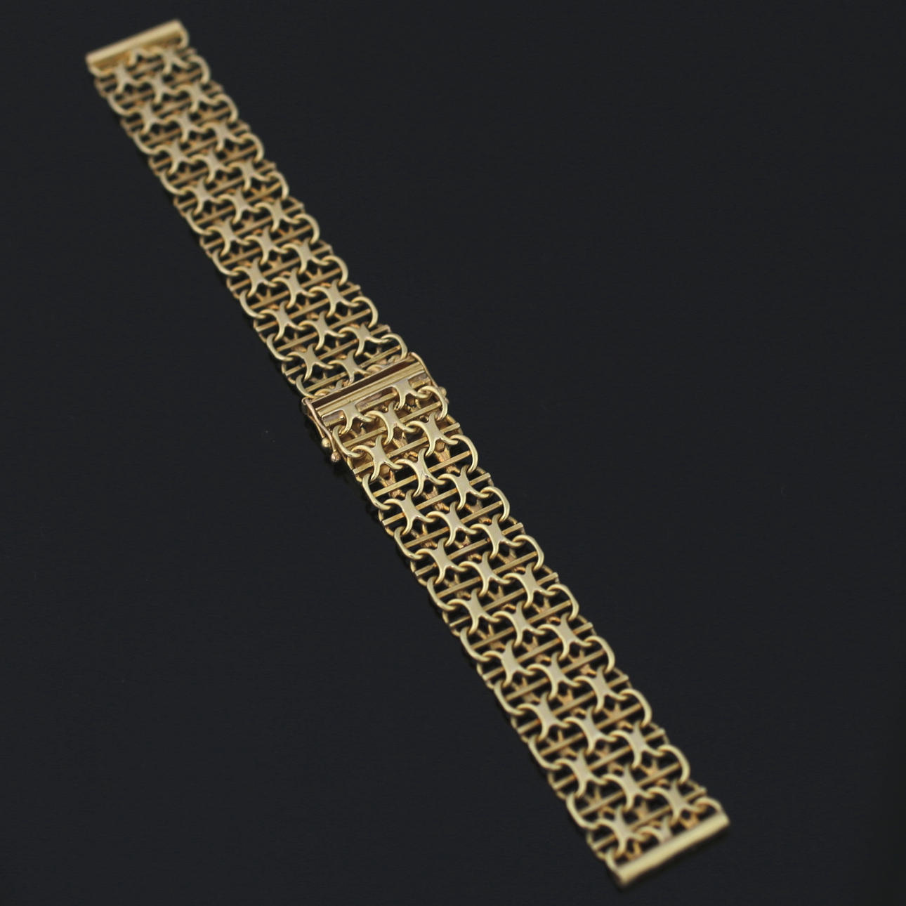 ARMLÄNK, 18K, vikt ca 36.75g.