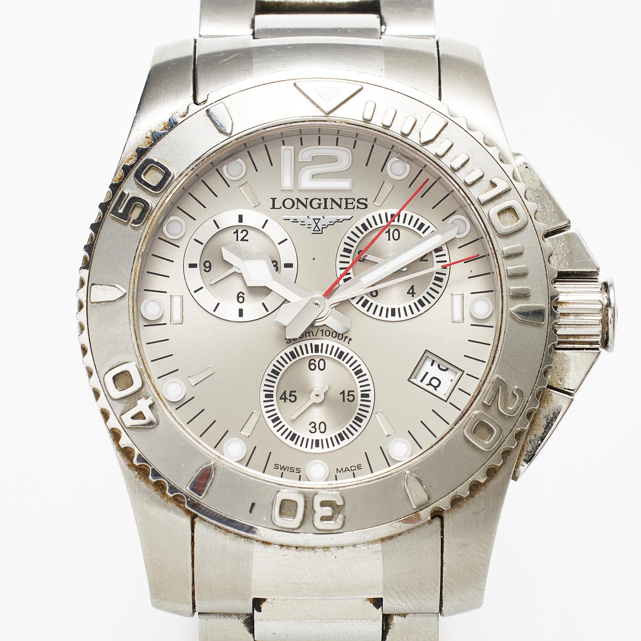 LONGINES, wristwatch, Hydroconquest, steel.