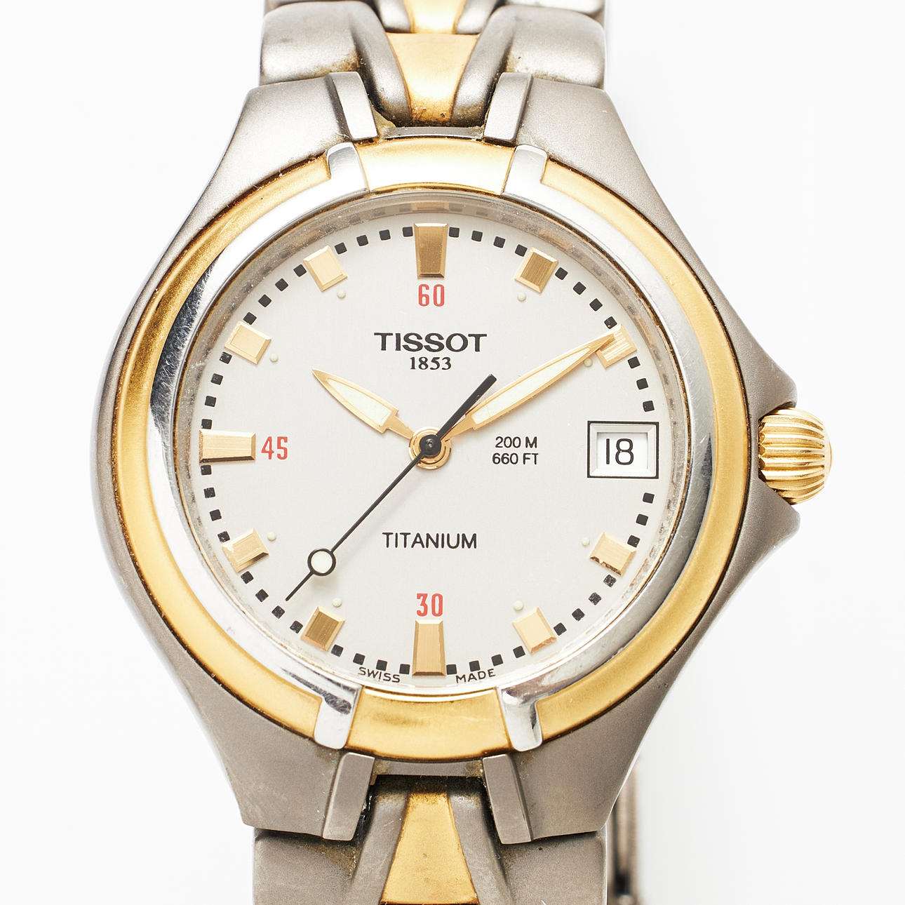 TISSOT, wristwatch, Titanium, bic.