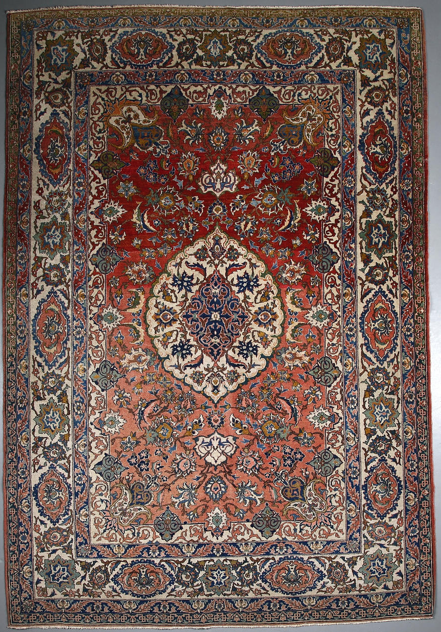MATTA, Isfahan, ull och silke, antik, 216x152 cm.