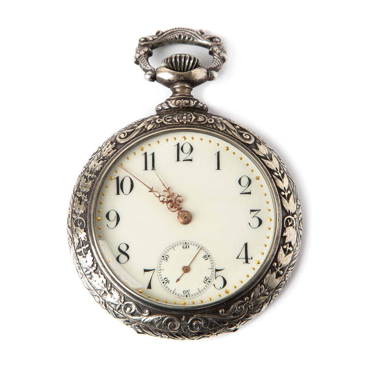 TAVENNES, taskukello, hopeaa, Sveitsi, 1910-tal.