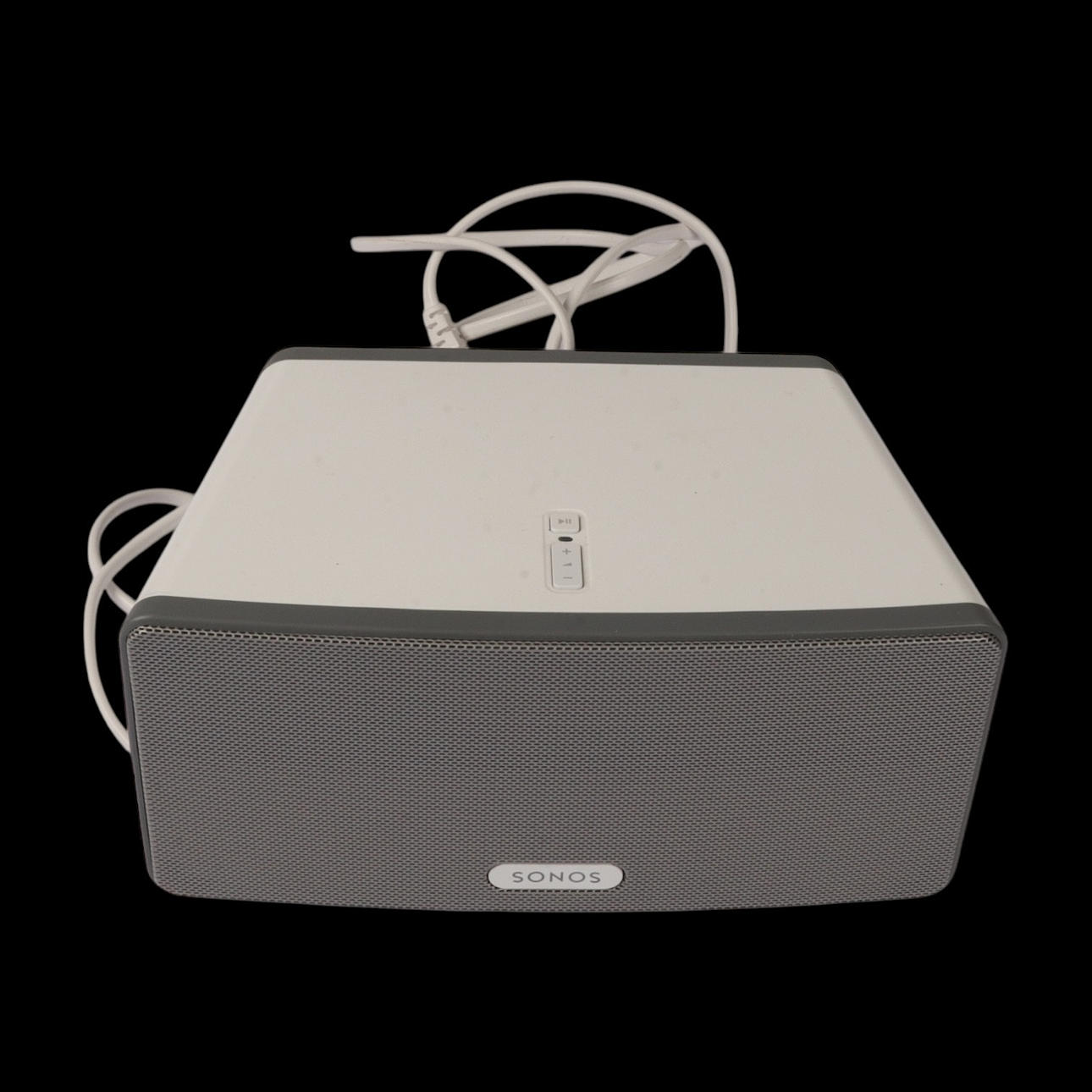 SONOS, “Play 3" speaker, generation 1, white housing.