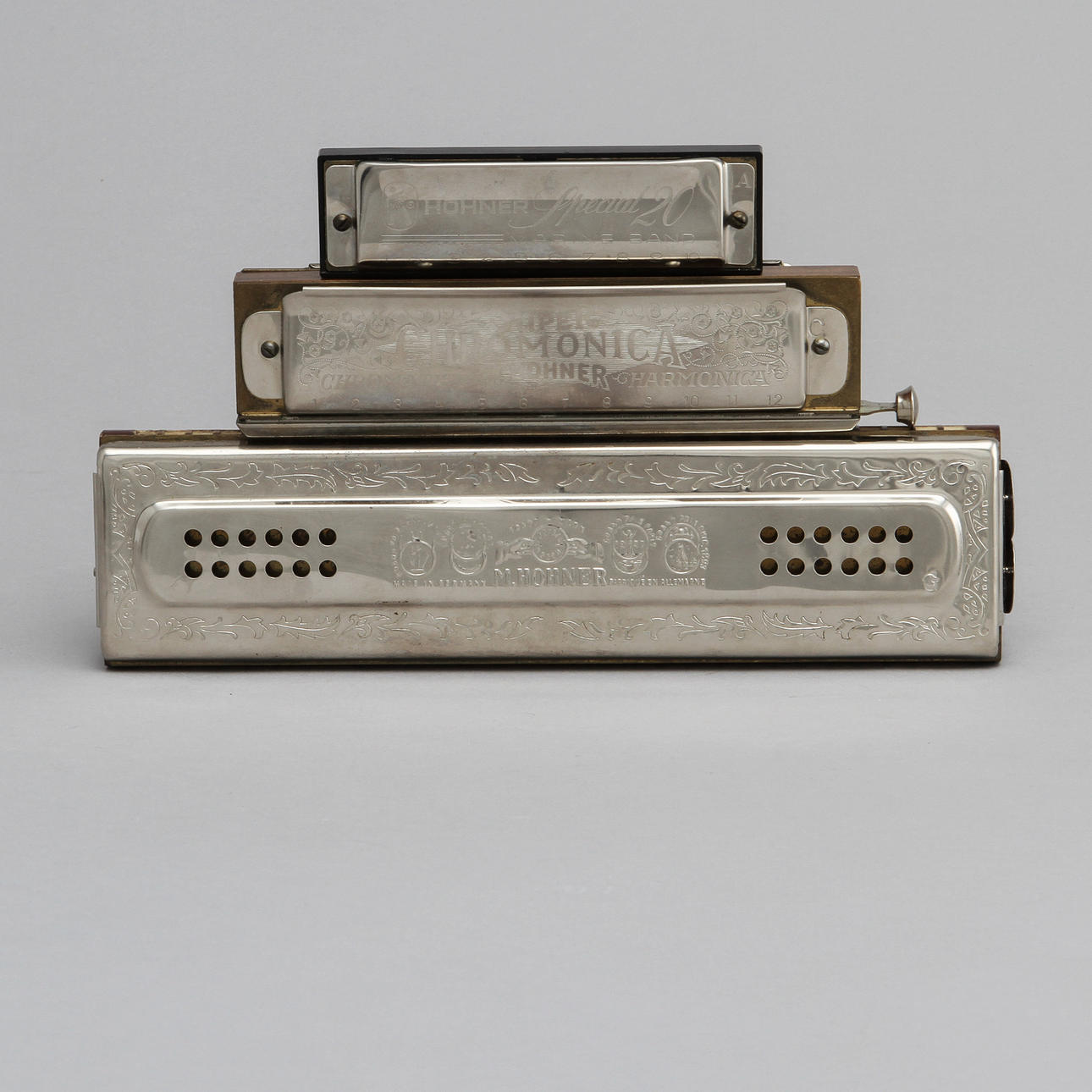 MUNSPEL, 3 st, M Hohner.