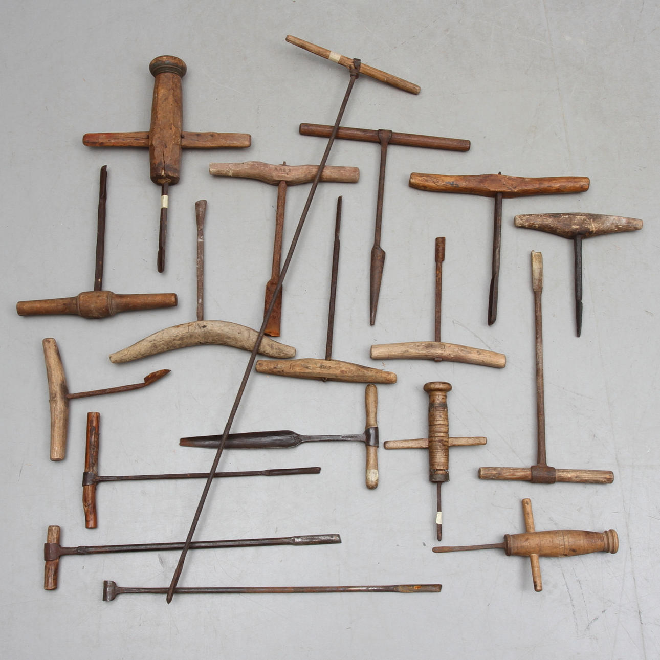 PARTI BORRAR, allmoge, mestadels 1800-tal.