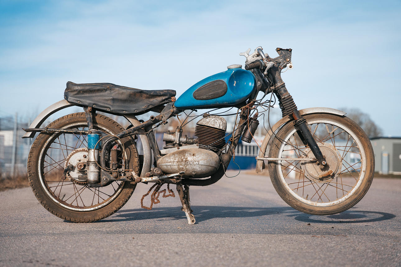 DKW, model RT 250, circa 1955, Germany.