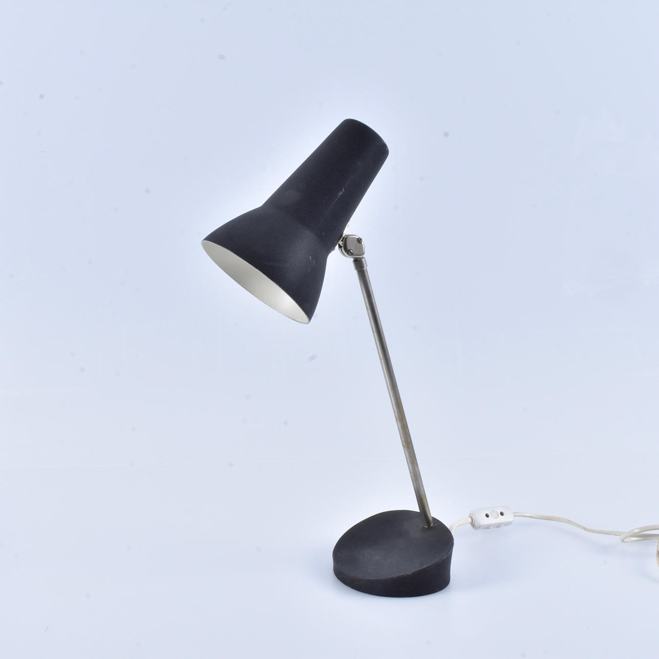 TABLE LAMP, black lacquered metal, Asea E1207.