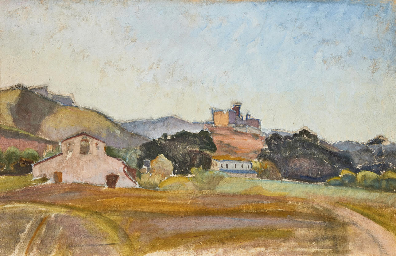 IVAN AGUÉLI. „Spanische Landschaft“.