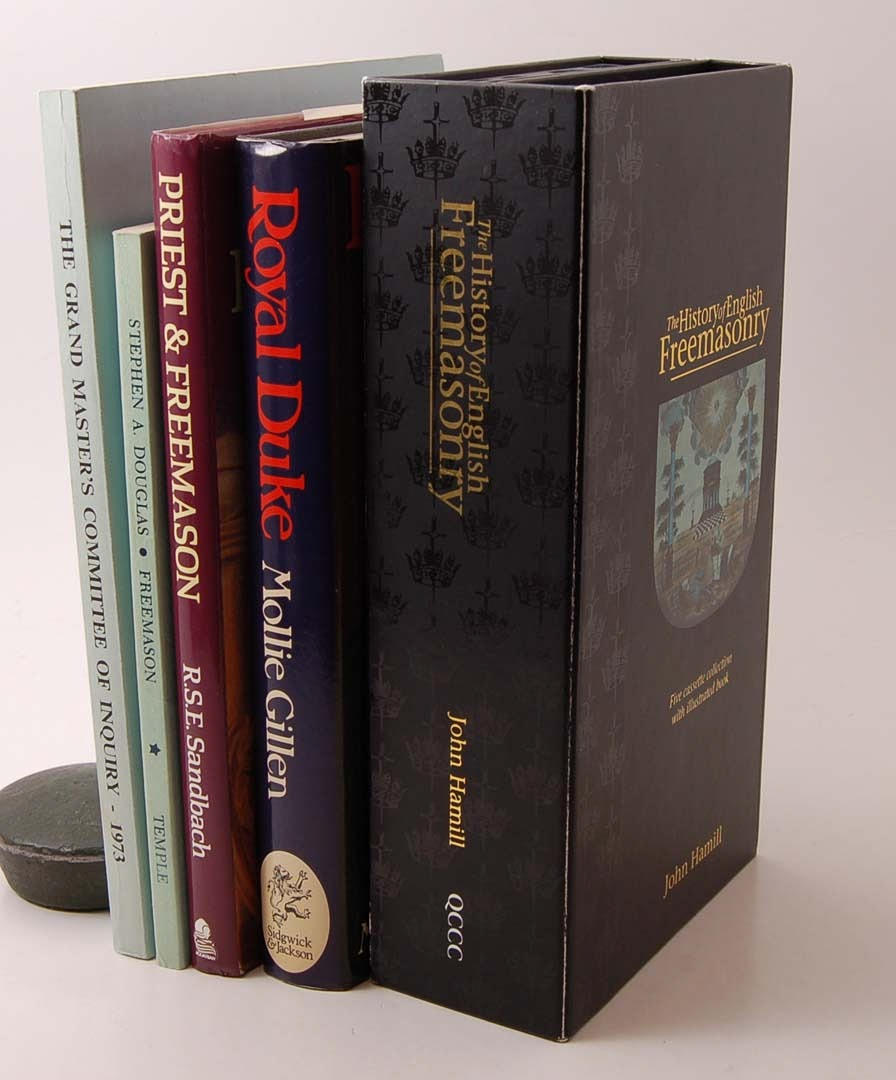 FRIMURERI. fem volymer historia biografier mm.