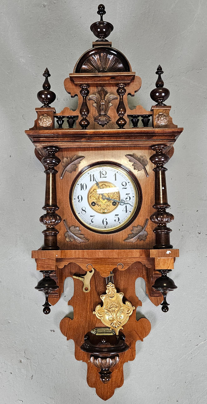 A Neo-Renaissance manor clock from Junghans, Germany. Clocks & Watches ...