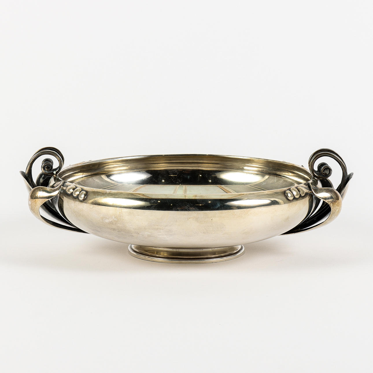 P. HERTZ, skål/jardinjär, silver, Köpenhamn, Danmark.