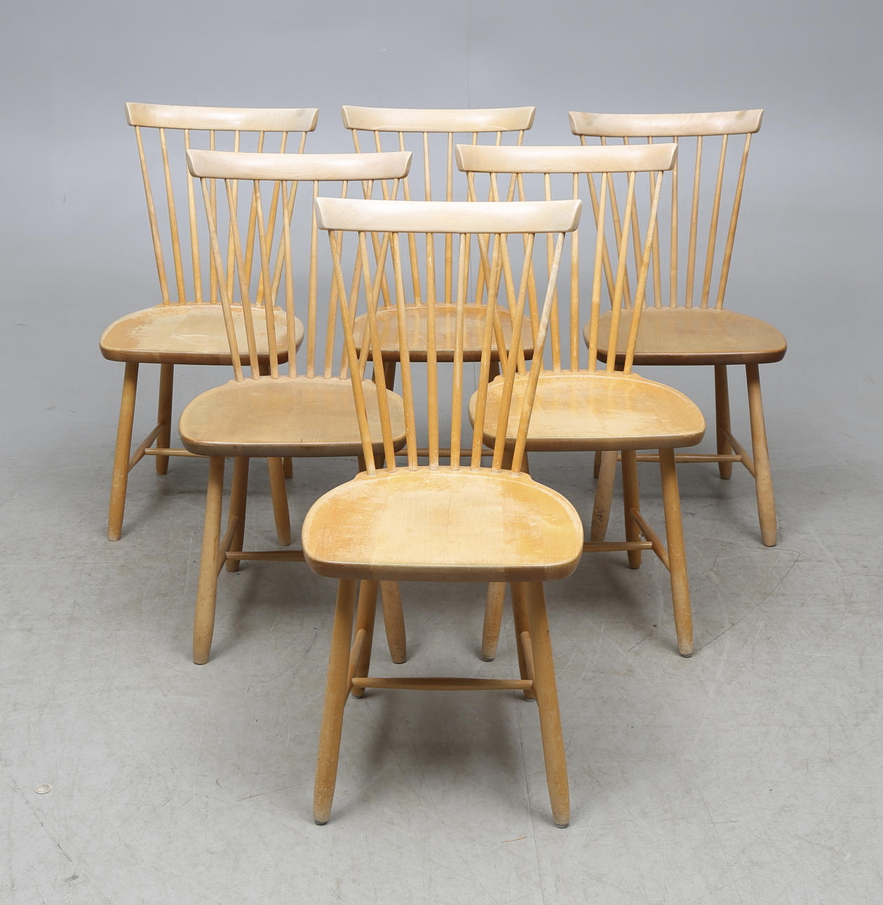 STOLAR, 6 st, "Lilla" Åland", Carl Malmsten.