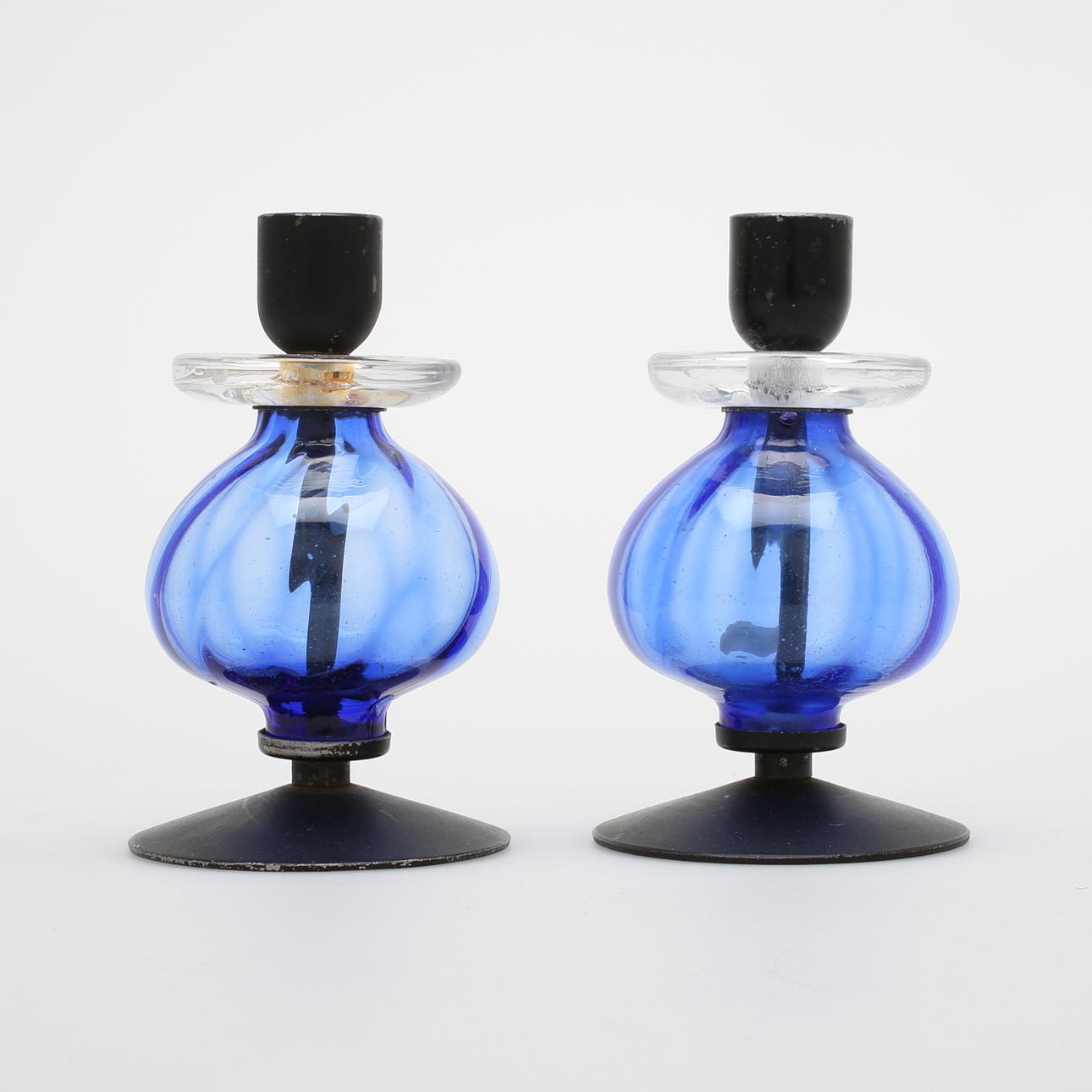 ERIK HÖGLUND. Ljusstakar, ett par, Boda.