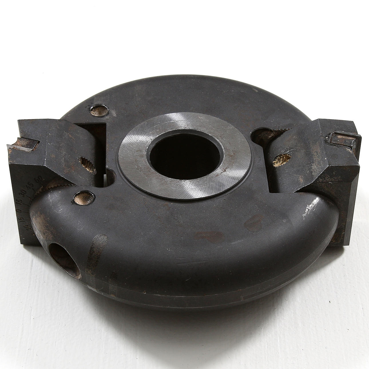 STÄLLBAR FASFRÄS med VÄNDSKÄR, stål, 1900-talets sista kvartal.