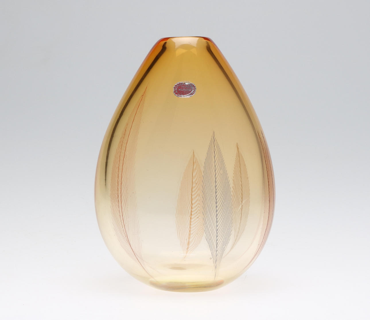 KONSTGLAS, vas, Murano, 1900-tal.