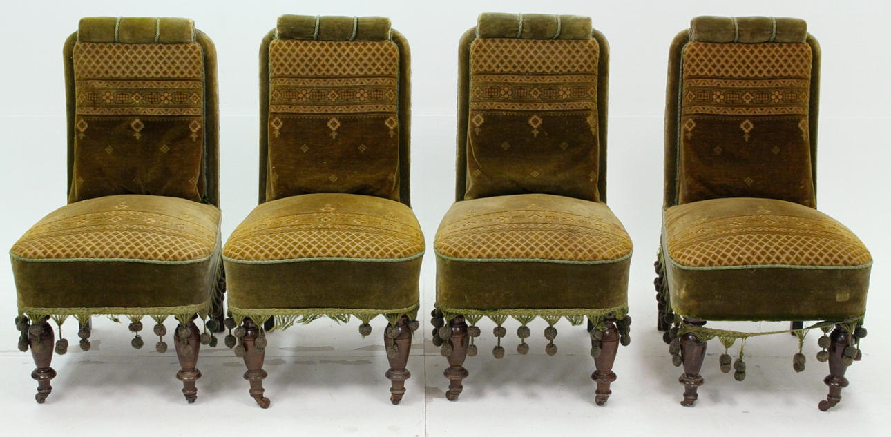 STOLAR, 4 st, tapetserarstil, 1910-talet.