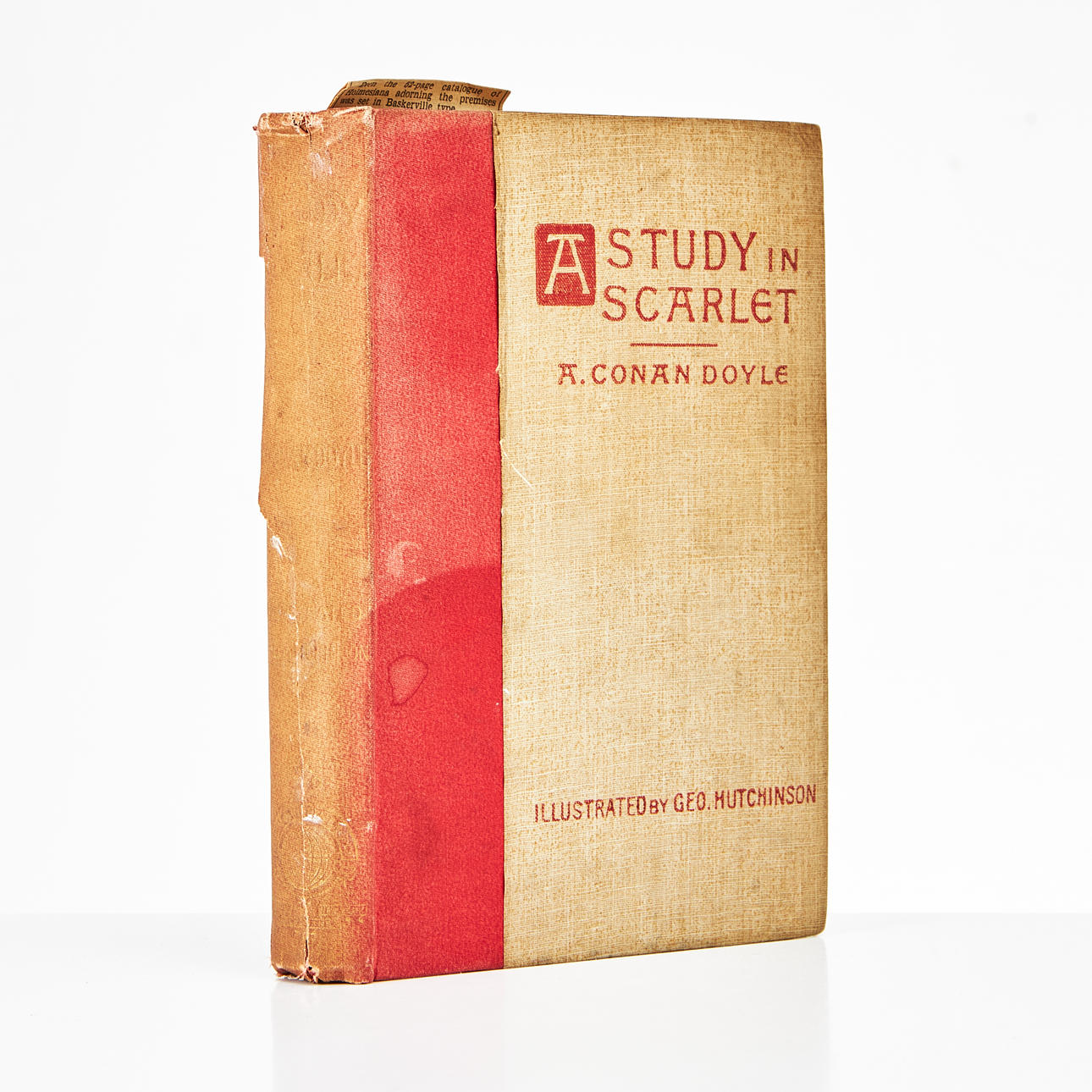 CONAN DOYLE, UN ESTUDIO EN ESCARLATA, 1891.