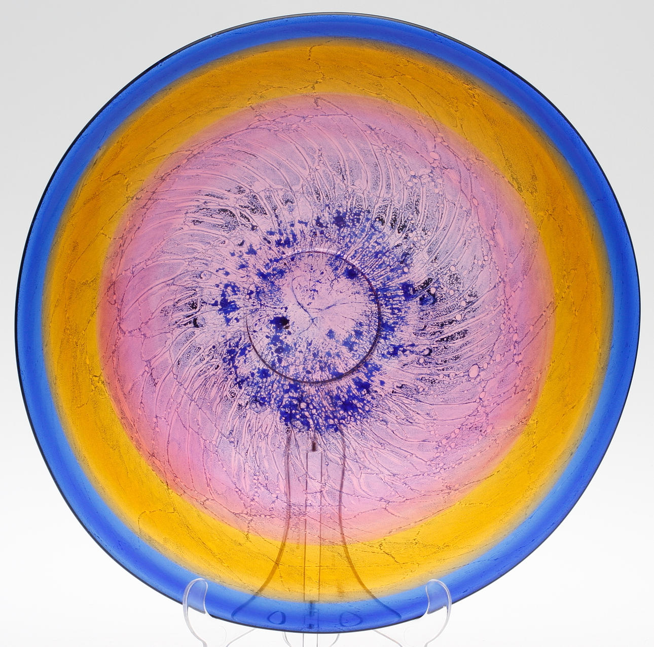 SKÅLFAT, glas, Ann Wärff, Kosta ateljé, sign.