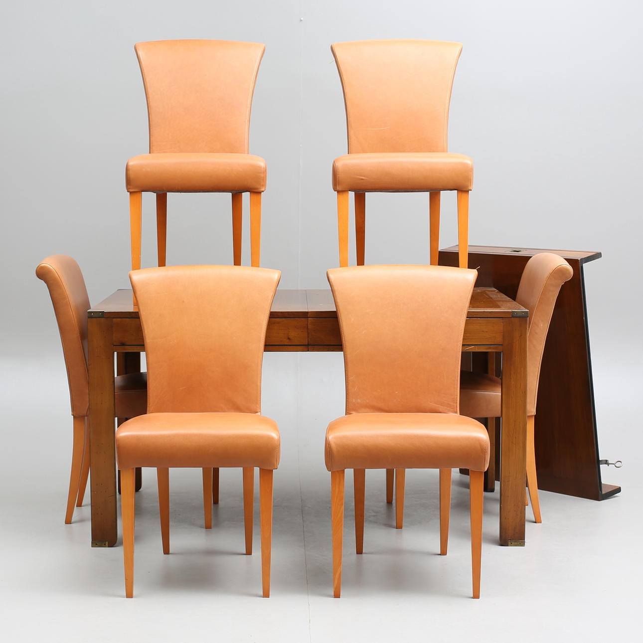 MATSALSMÖBEL, 7 delar, Frankrike, 1900/2000-tal.