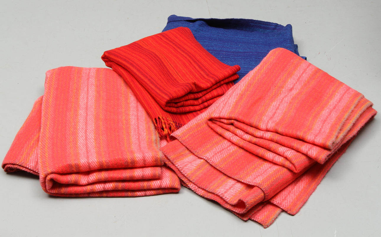 PLÄDAR, 4 st, Tidstrand, Viola Gråsten samt Christina Westman.