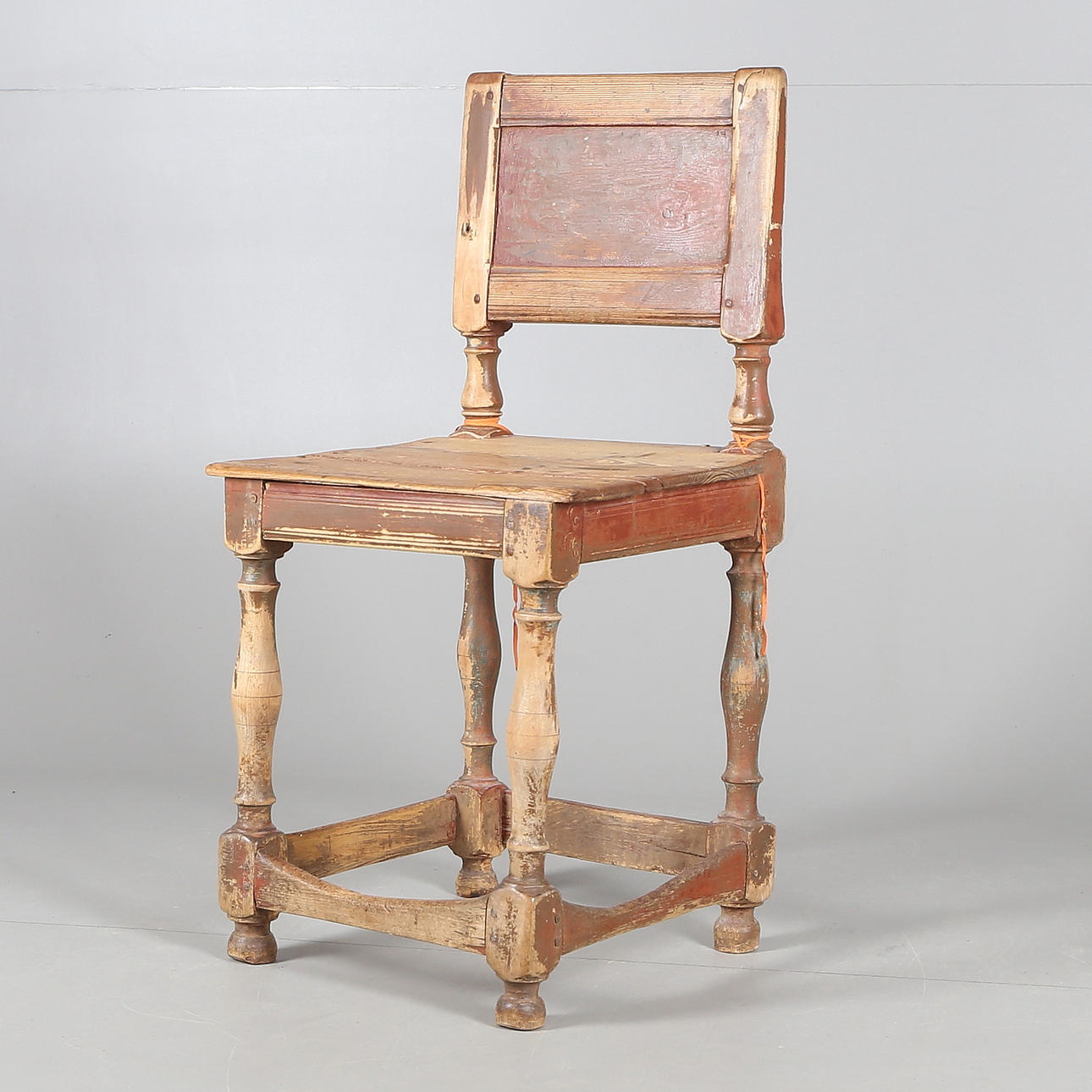 STOL, trä, allmoge, 1800-tal.