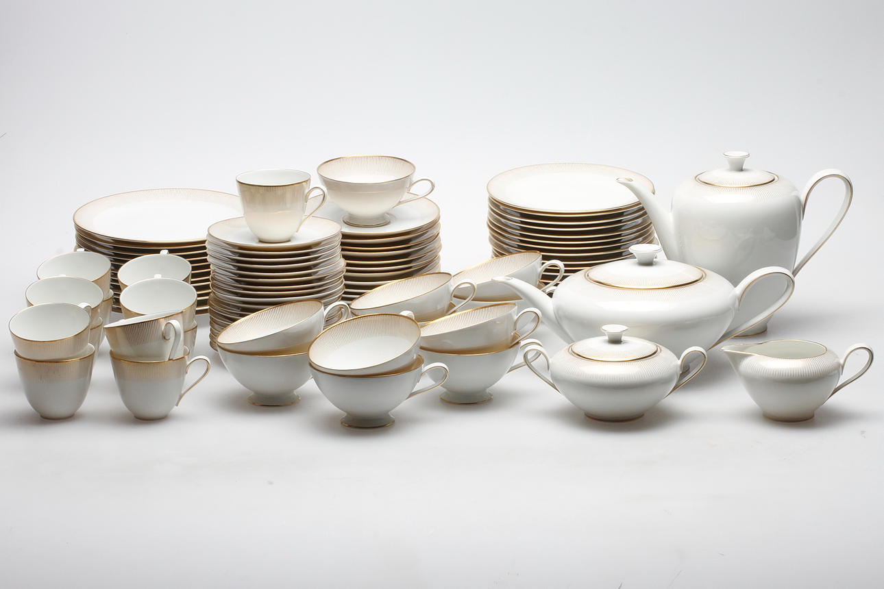 SERVIS, 57 delar, porslin, Tirschenreuth, Bavaria, Tyskland.