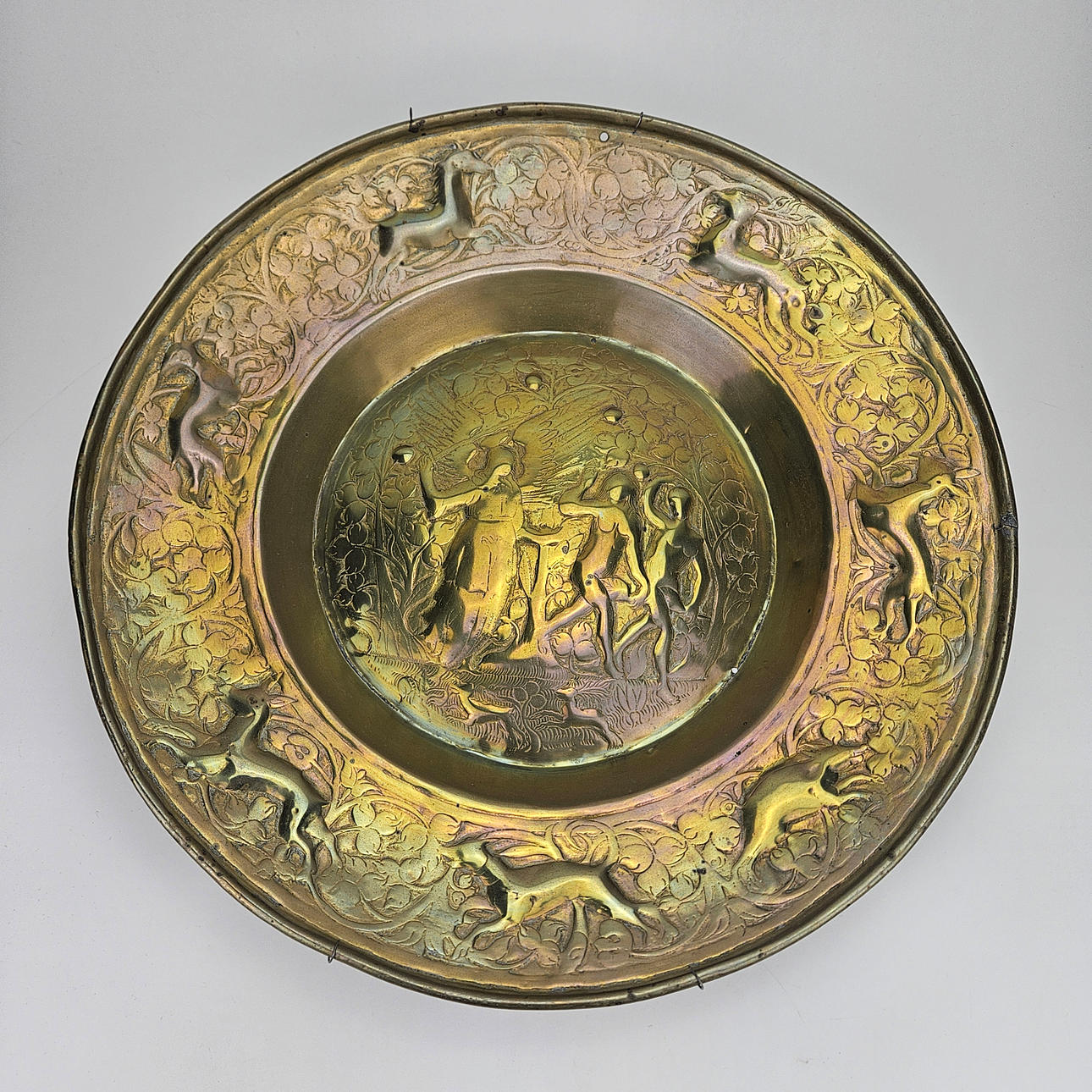 DÅBEFAD, messing, barok, 1600/18. årh.