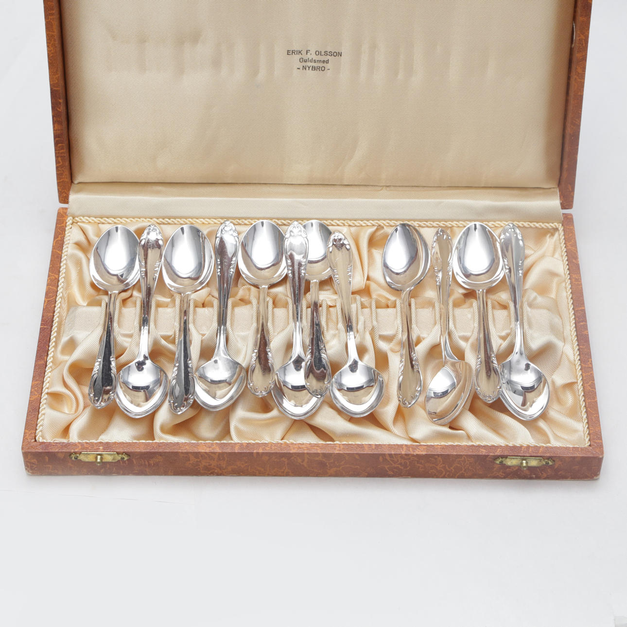 COFFEE SPOONS 12 pcs, silver.