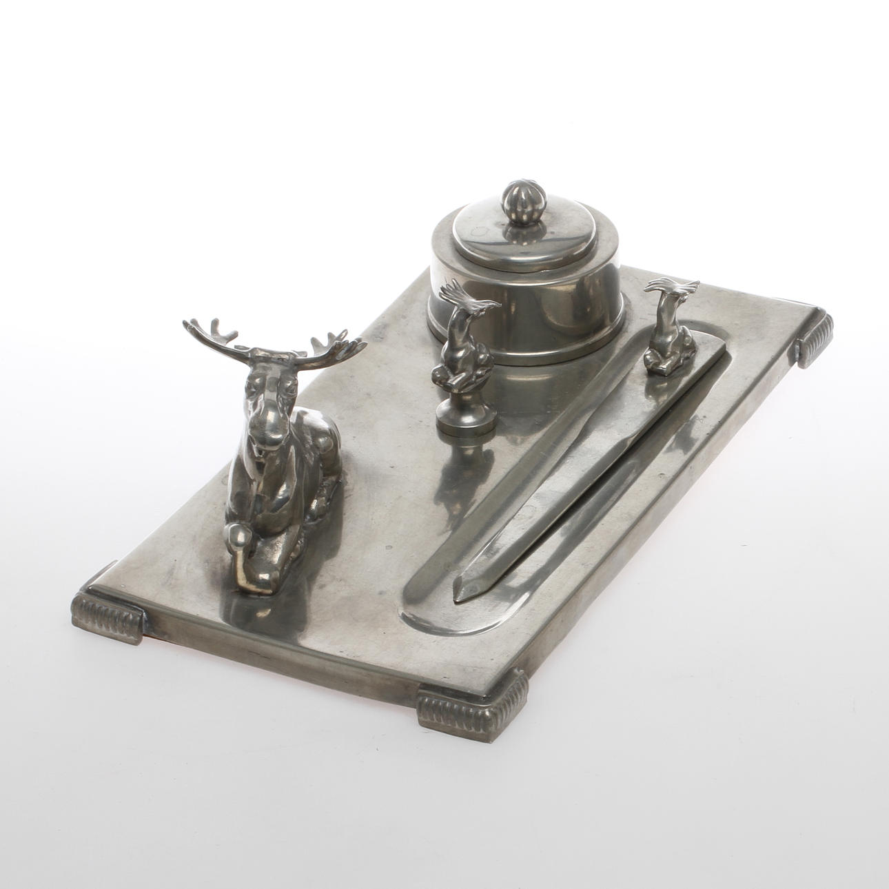 SKRIVBORDSUPPSATS,3 delar, Art Deco, 1900-talets fösta hälft.