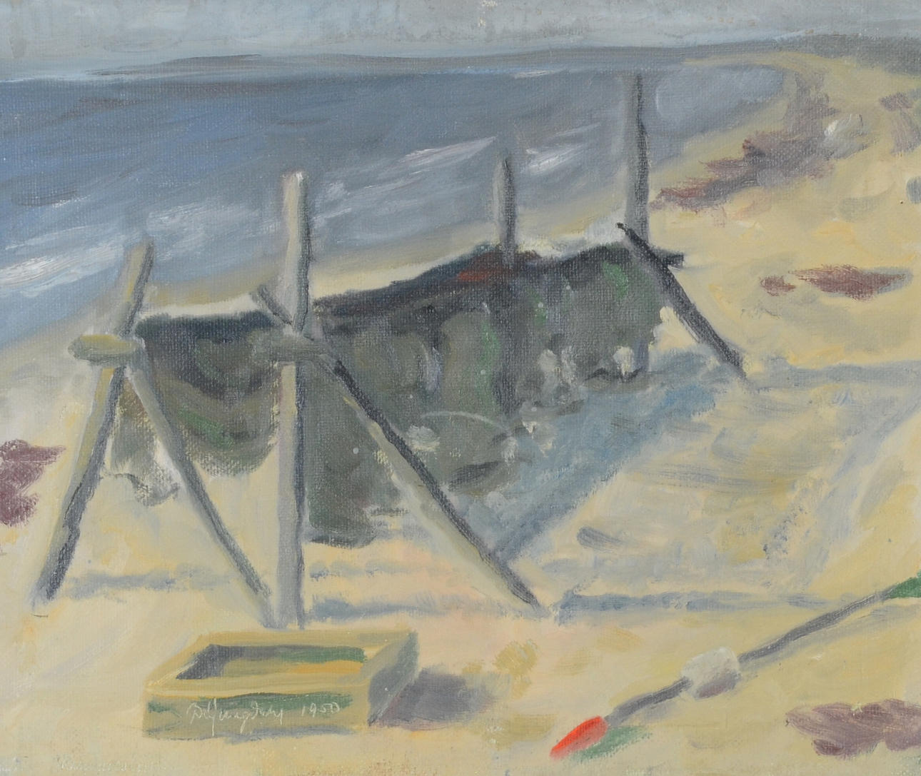 BIRGER LJUNGDAHL. Olja på duk.